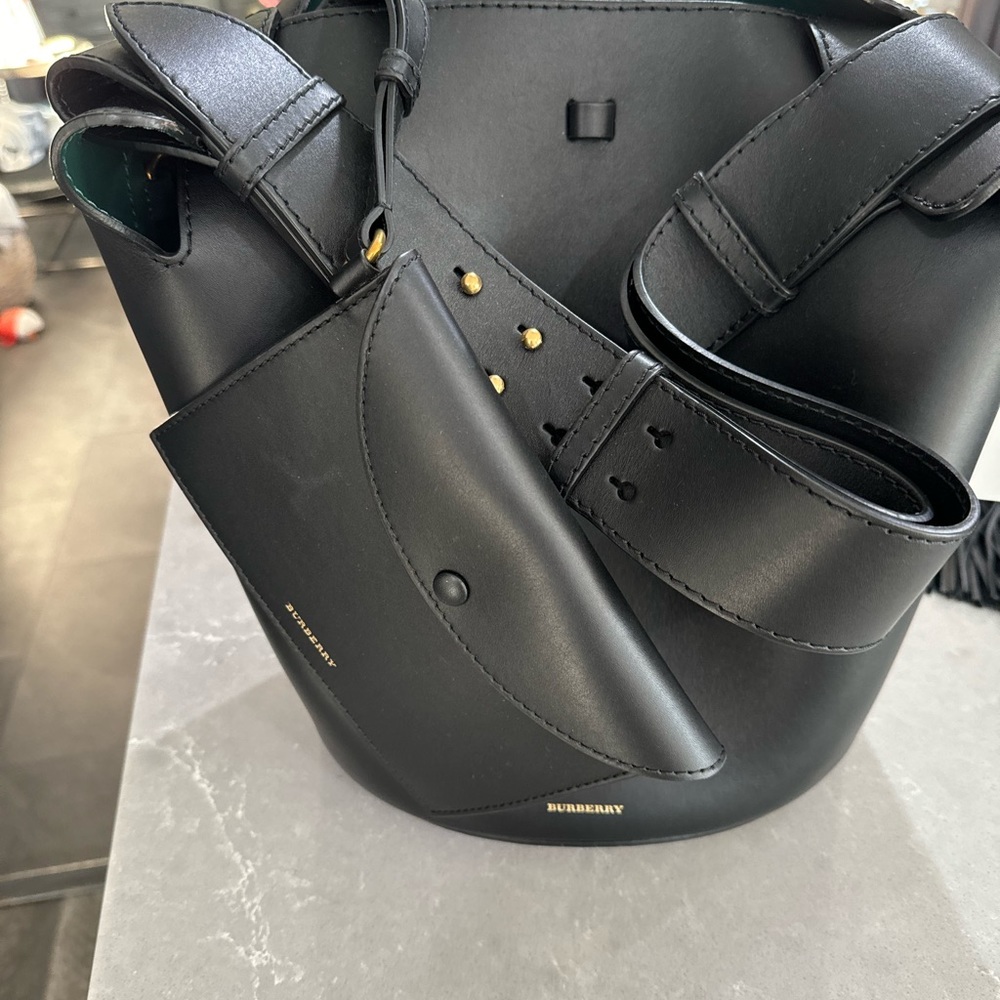 Burberry bucket bag this bag is absolutely so cute and soft like new 21x-13 wide